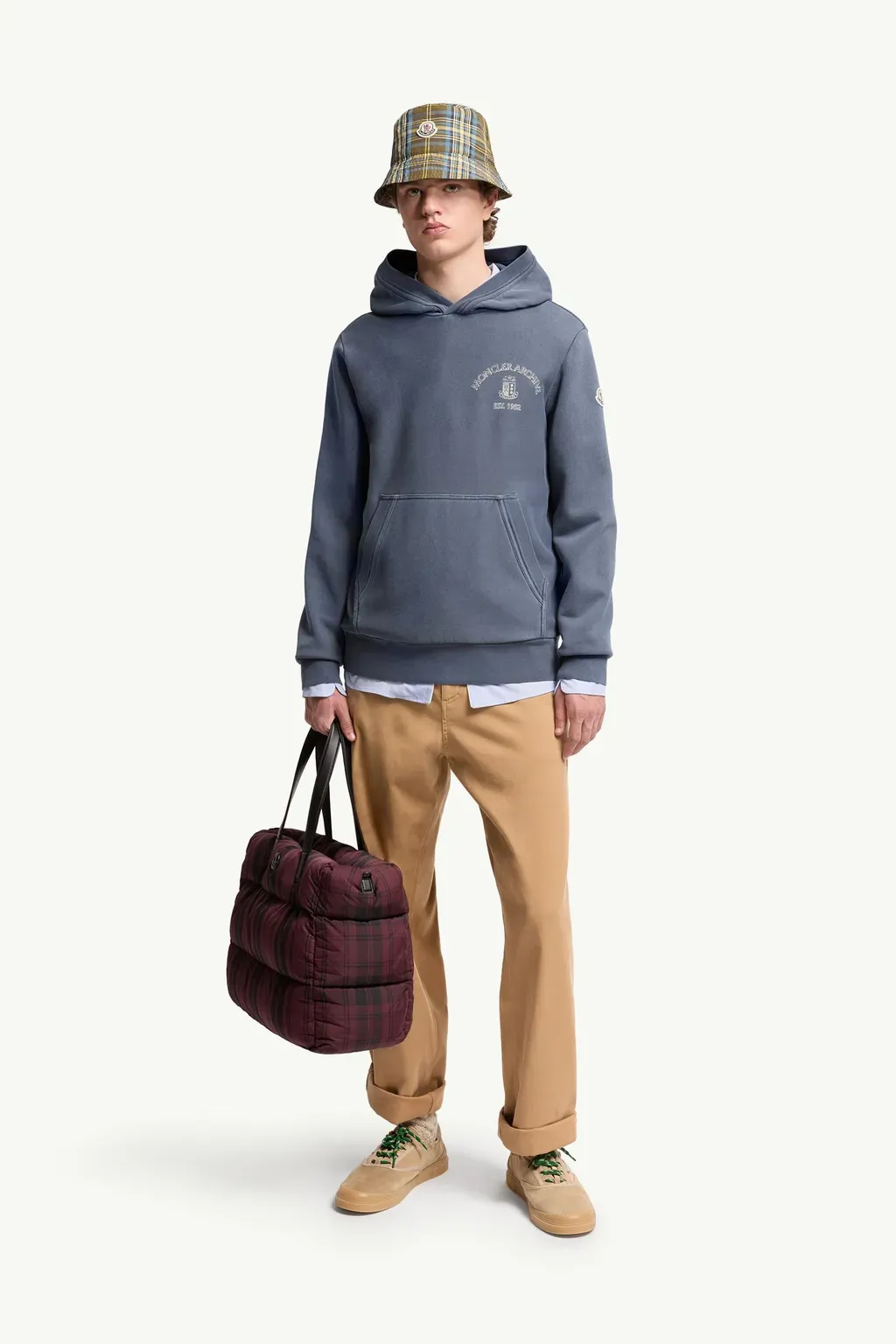 Rowing Logo Cotton Hoodie