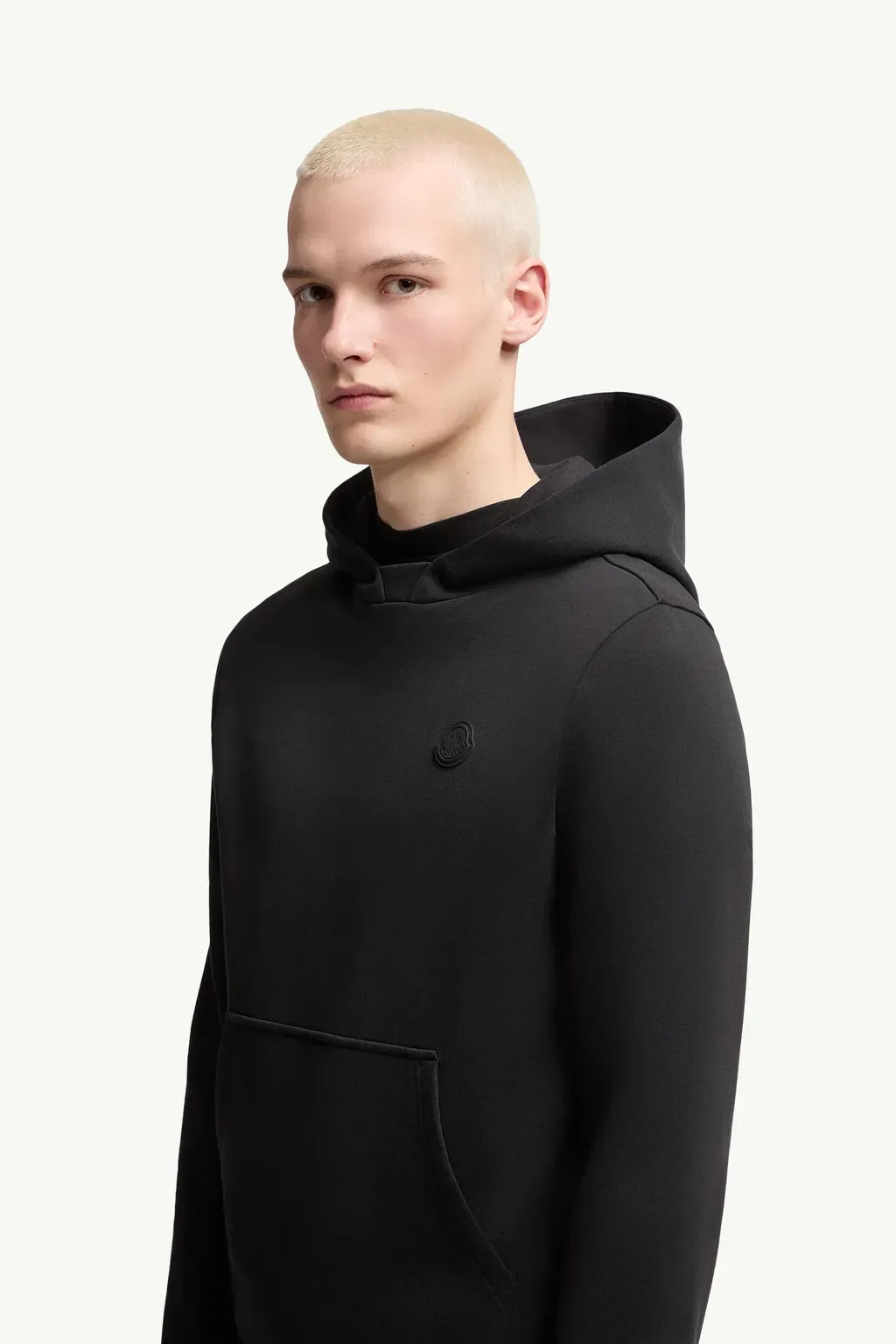 Tonal Back Logo Cotton Hoodie