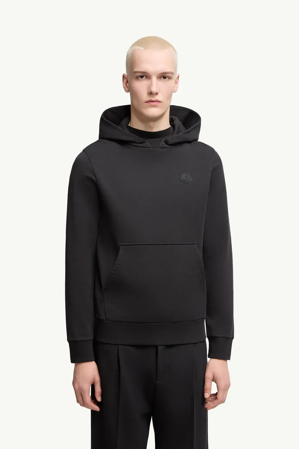 Tonal Back Logo Cotton Hoodie