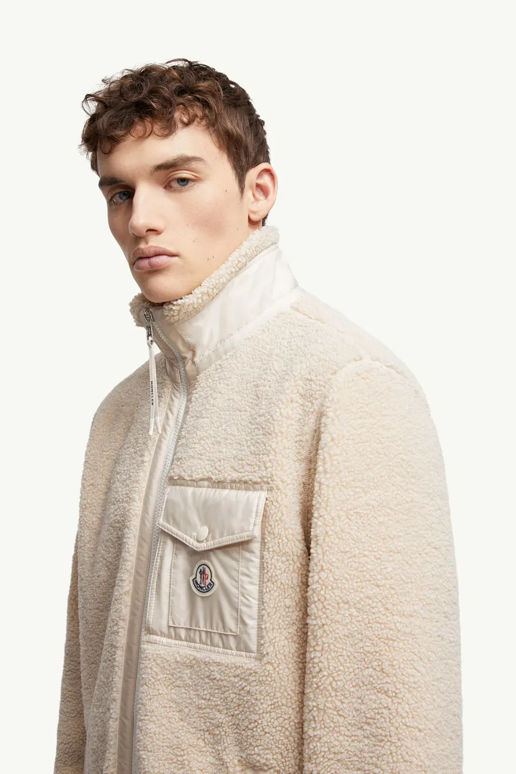 Teddy Zip-Up Sweatshirt With Pocket