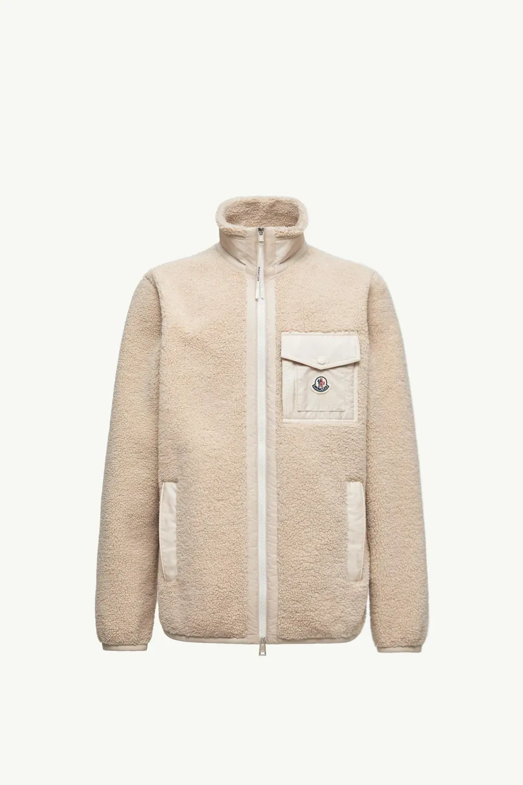 Teddy Zip-Up Sweatshirt With Pocket