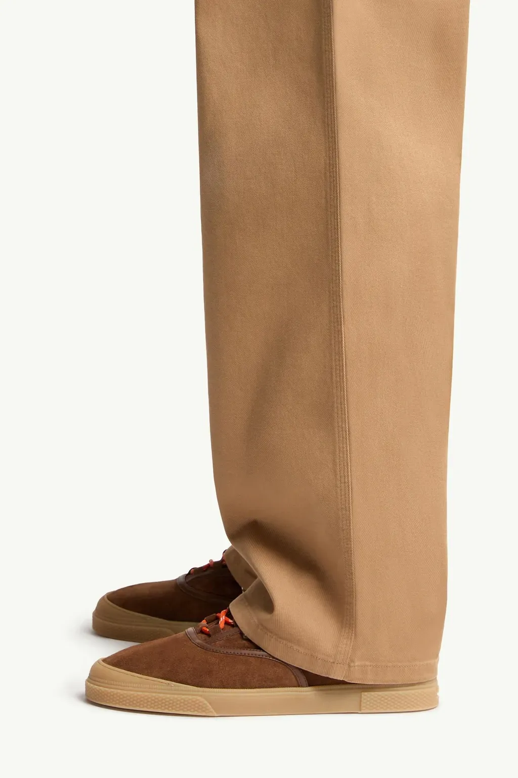 Cargo Cotton Blend Gabardine Trousers