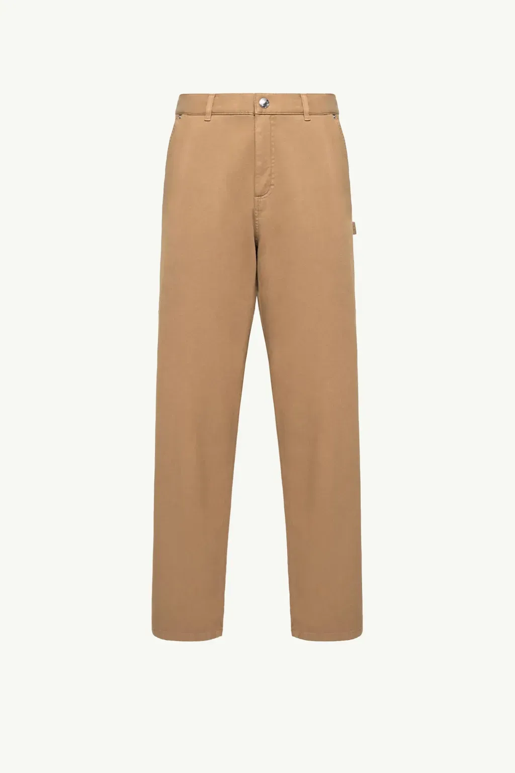 Cargo Cotton Blend Gabardine Trousers