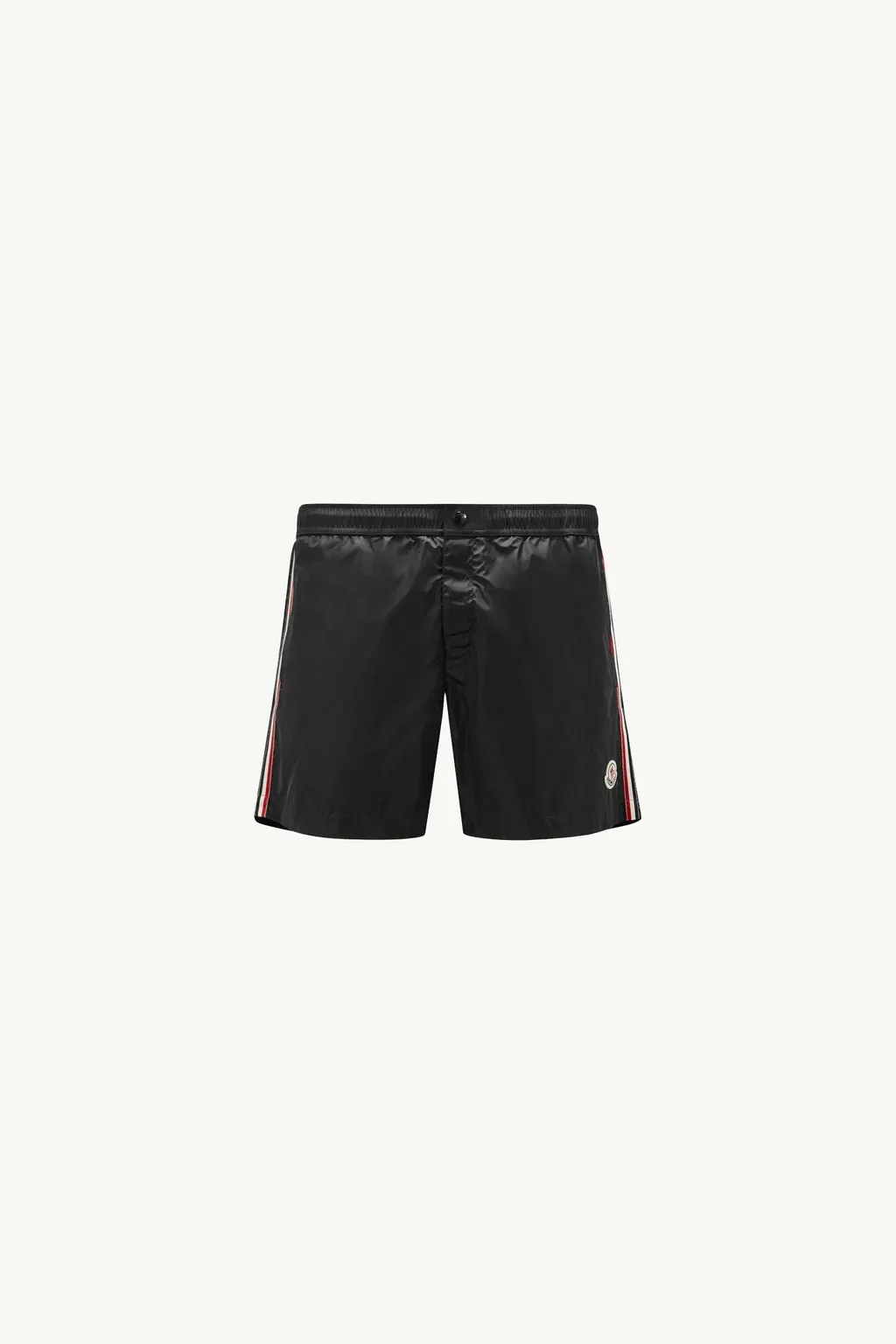 Tricolour-Trimmed Swim Shorts