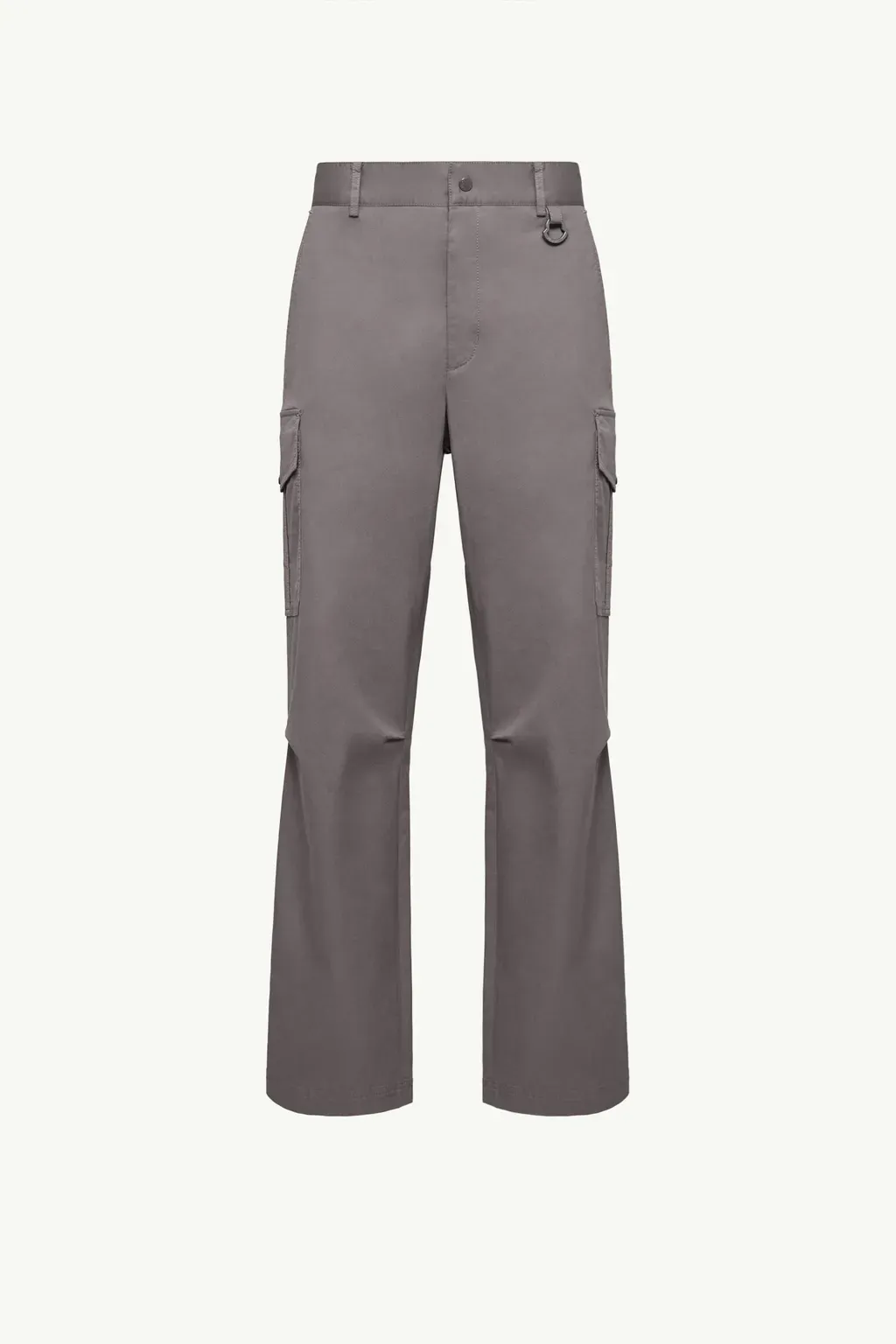 Cargo Cotton Blend Gabardine Trousers