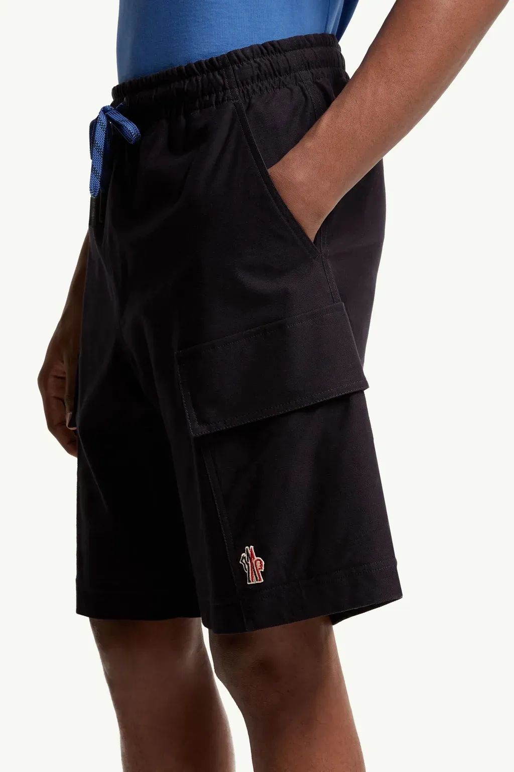 Cotton Gabardine Cargo Shorts