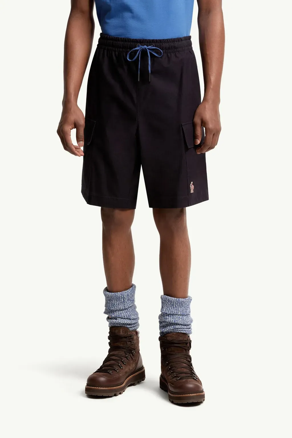 Cotton Gabardine Cargo Shorts