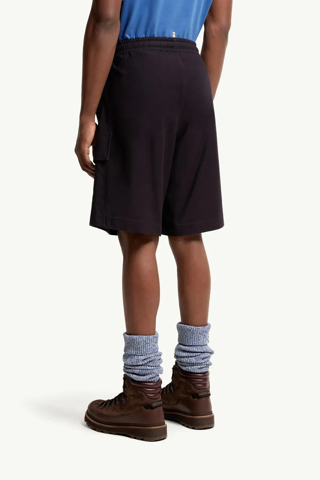 Cotton Gabardine Cargo Shorts