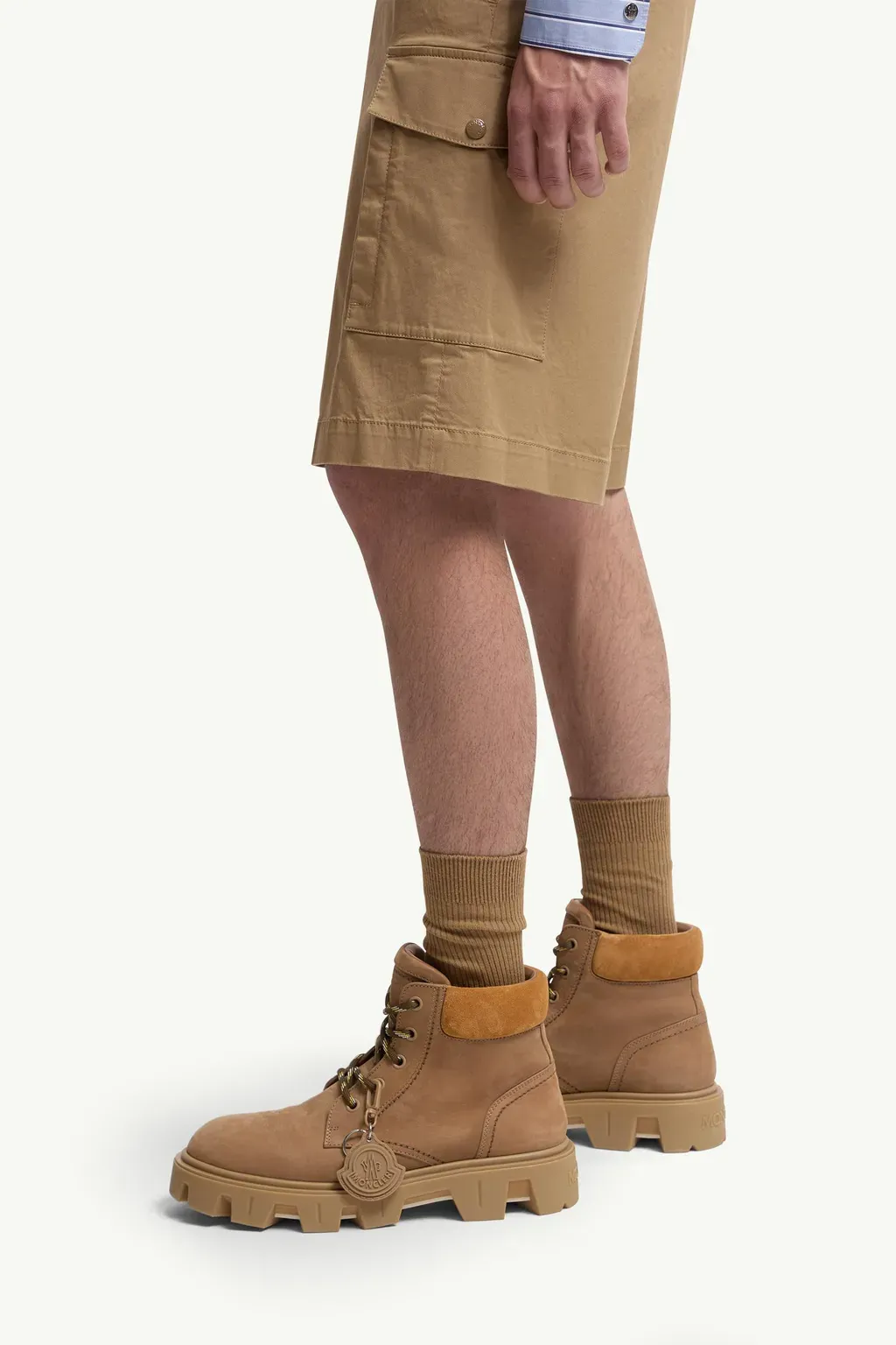Cotton Gabardine Cargo Shorts