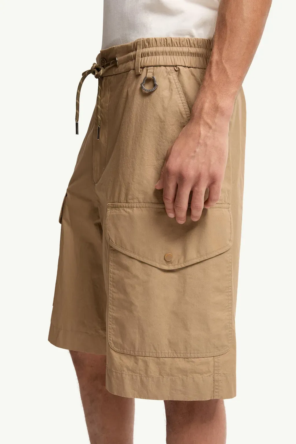 Cotton Poplin Cargo Shorts