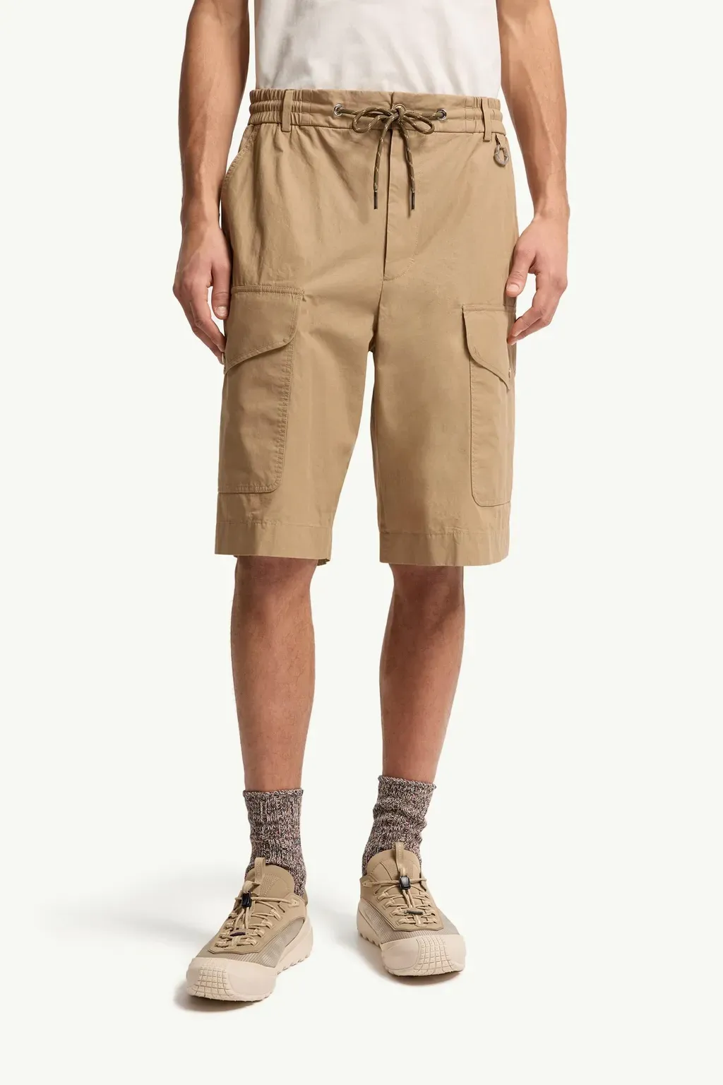Cotton Poplin Cargo Shorts