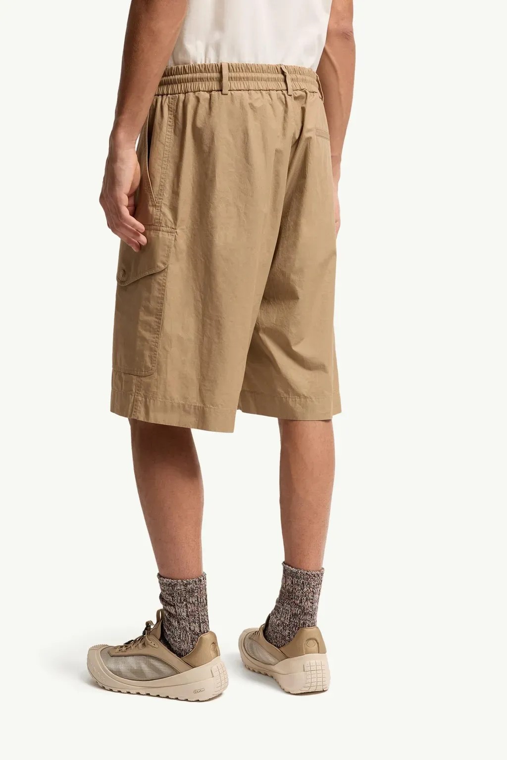 Cotton Poplin Cargo Shorts