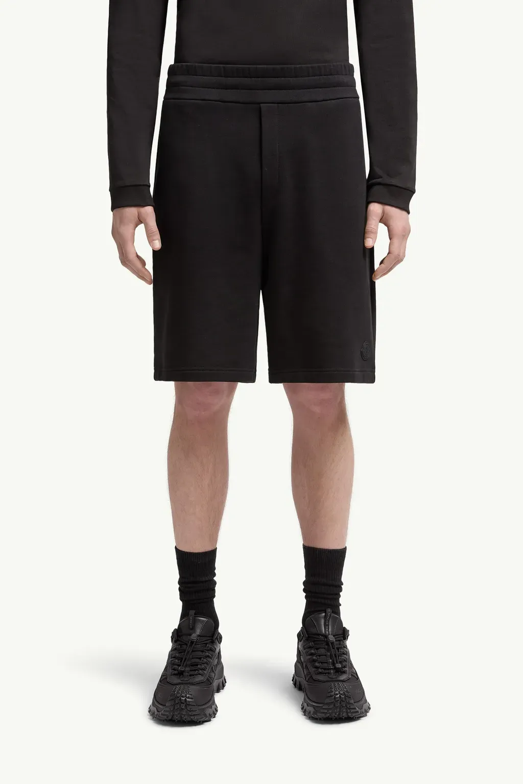 Logo Patch Cotton Shorts