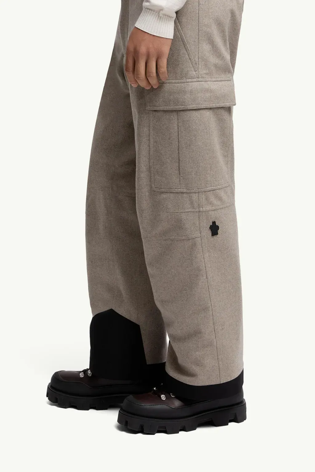 Padded Technical Wool Ski Trousers