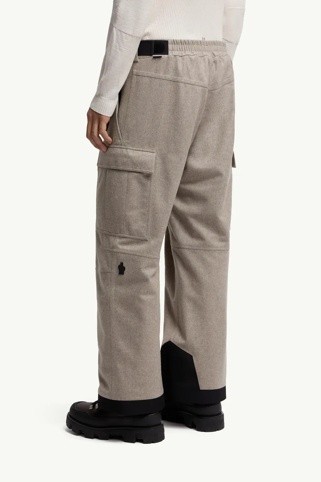 Padded Technical Wool Ski Trousers