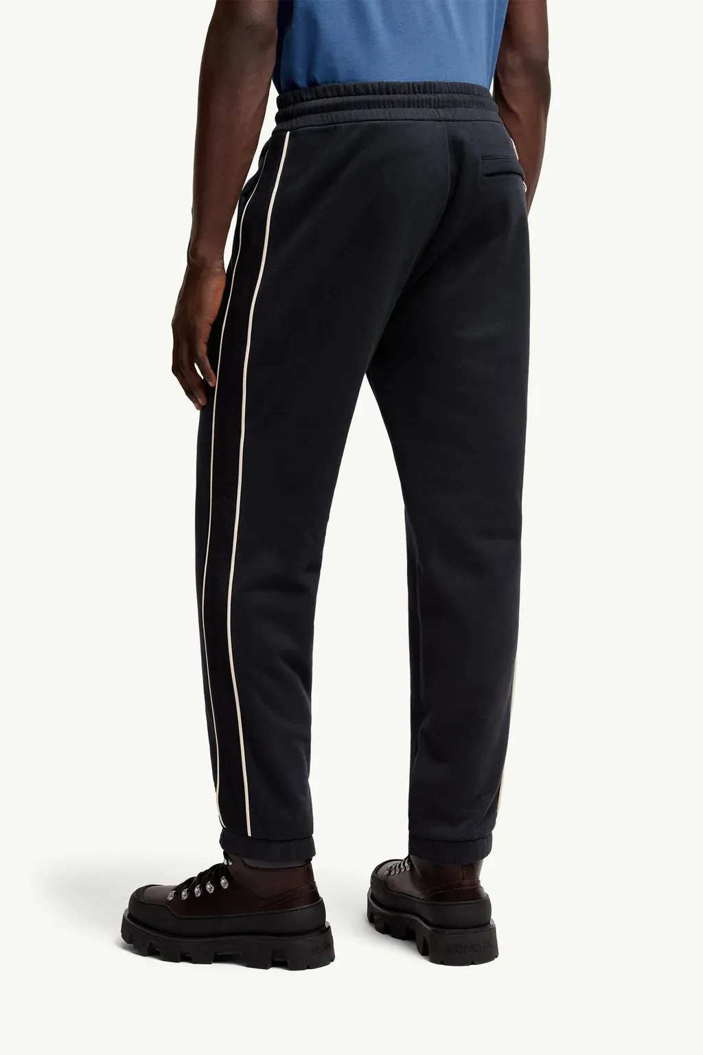 Stripe-Trimmed Cotton Sweattrousers