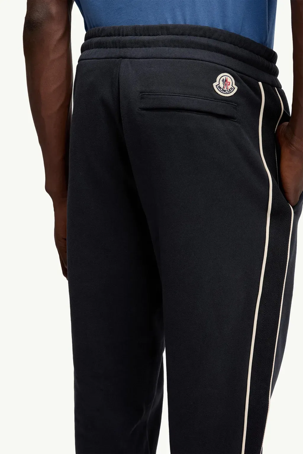Stripe-Trimmed Cotton Sweattrousers