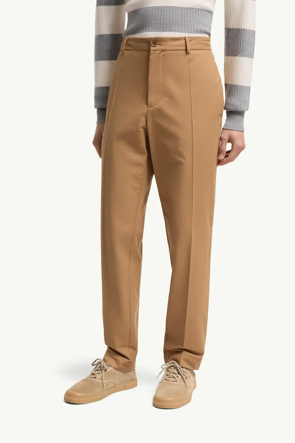 Technical Cotton Blend Trousers