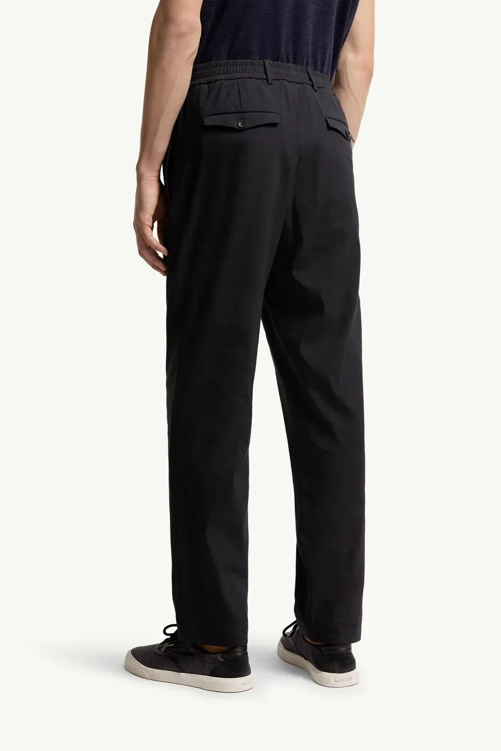 Technical Linen Blend Trousers