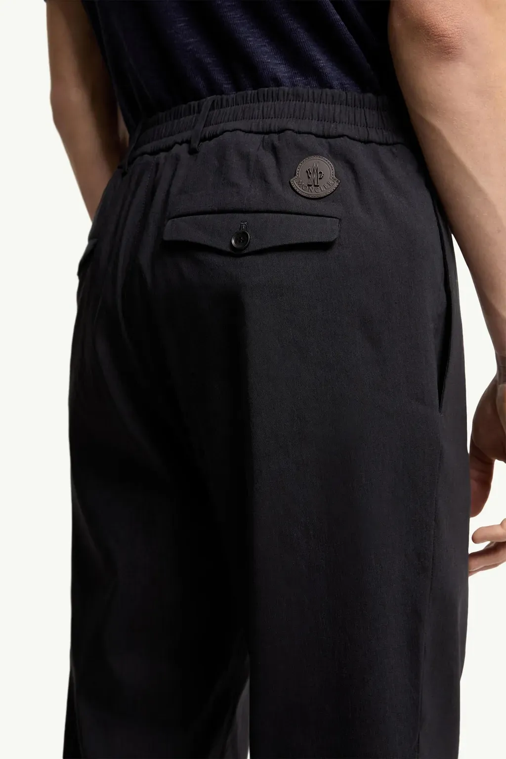 Technical Linen Blend Trousers