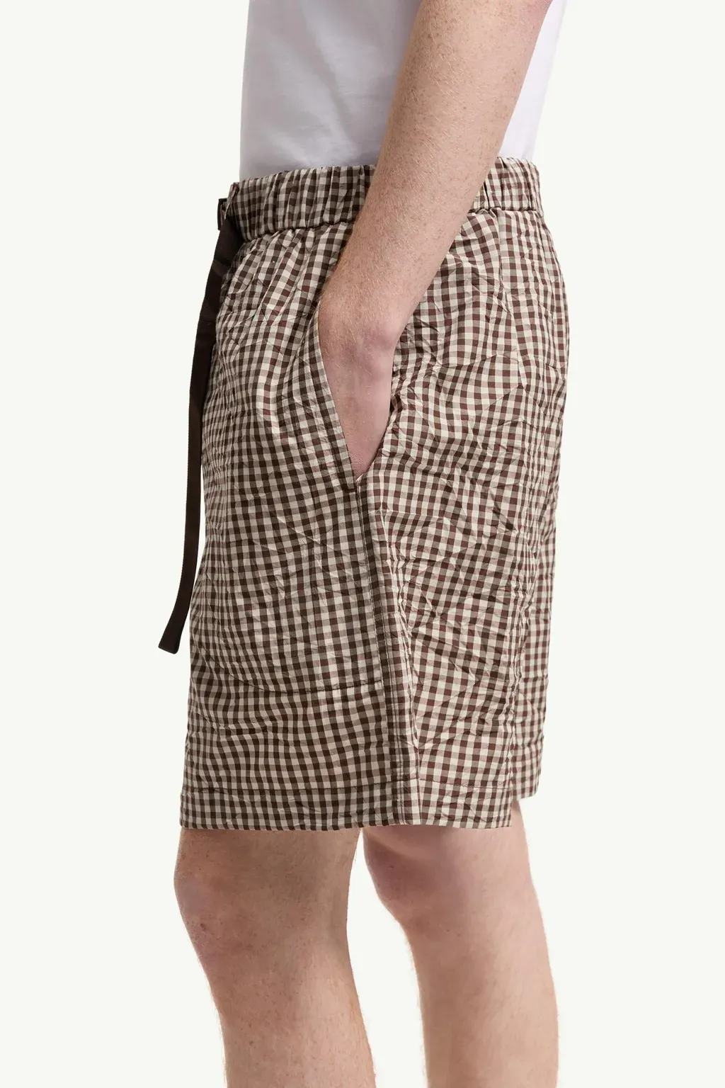 Vichy Cotton Blend Shorts