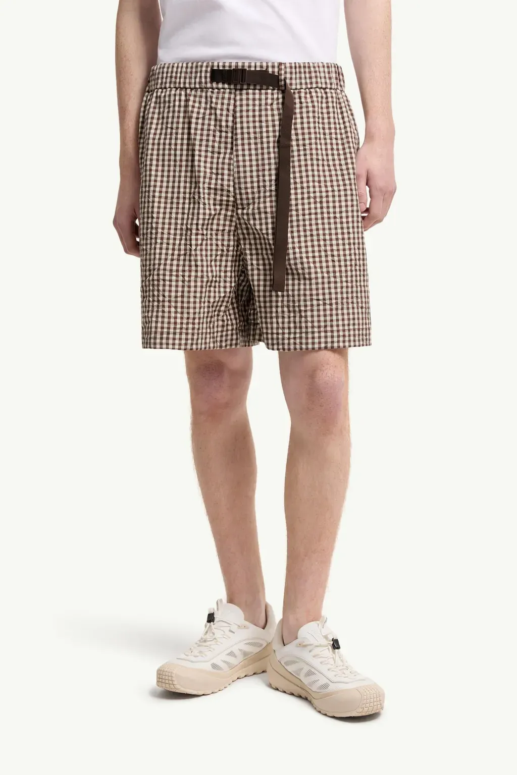 Vichy Cotton Blend Shorts