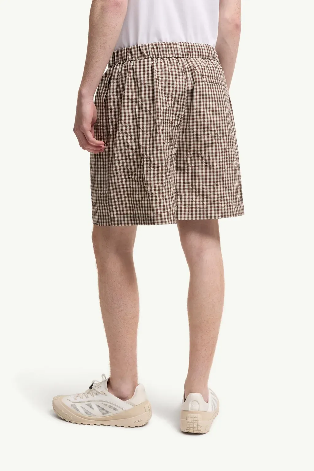 Vichy Cotton Blend Shorts