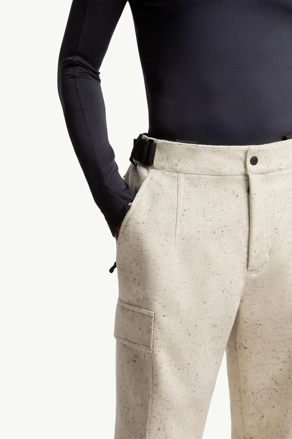 Technical Wool Padded Ski Bib