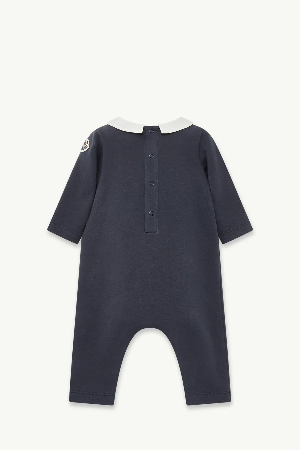 Embroidered Logo Cotton Baby Grow