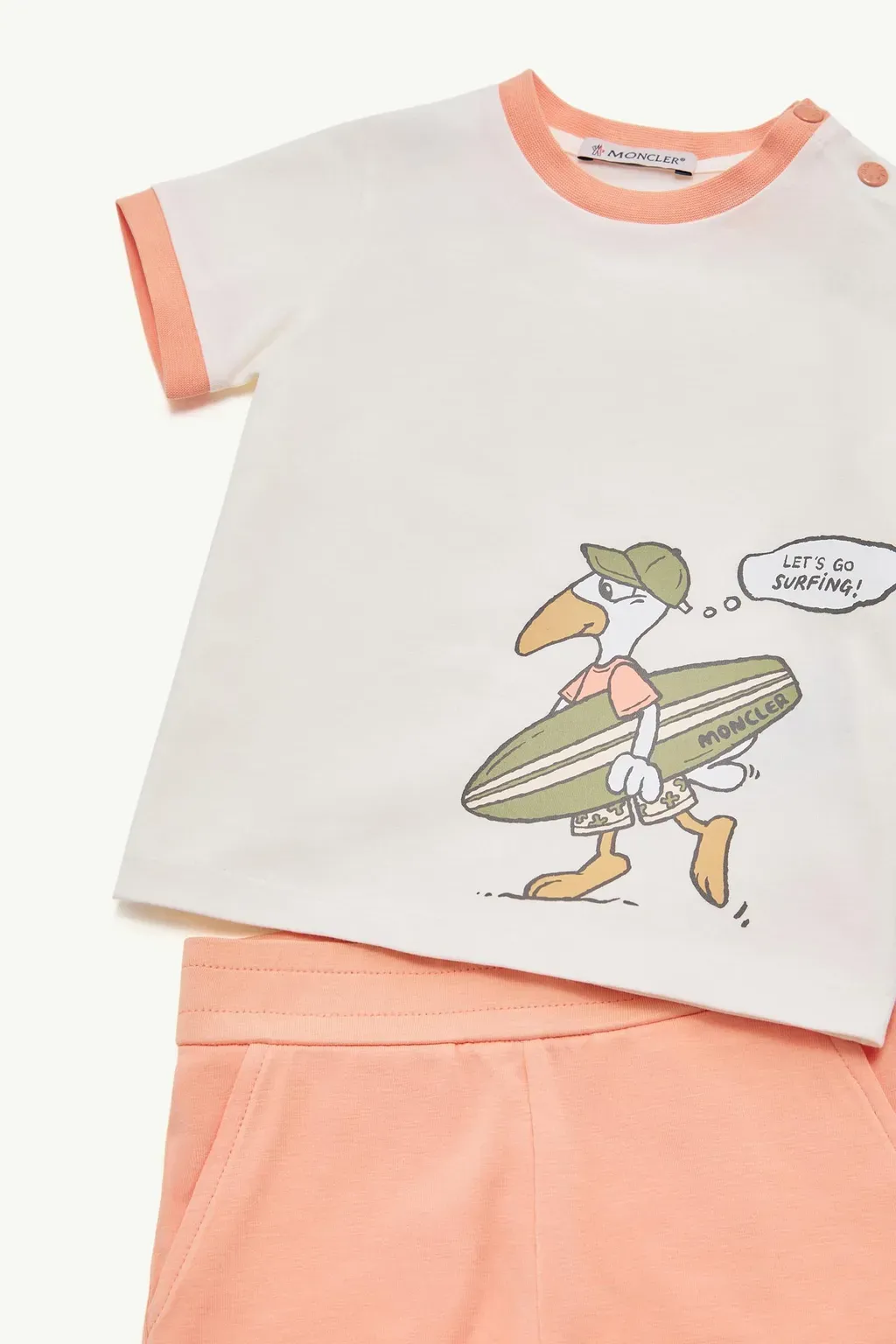 Mon Duck Surf Print Cotton Blend Set