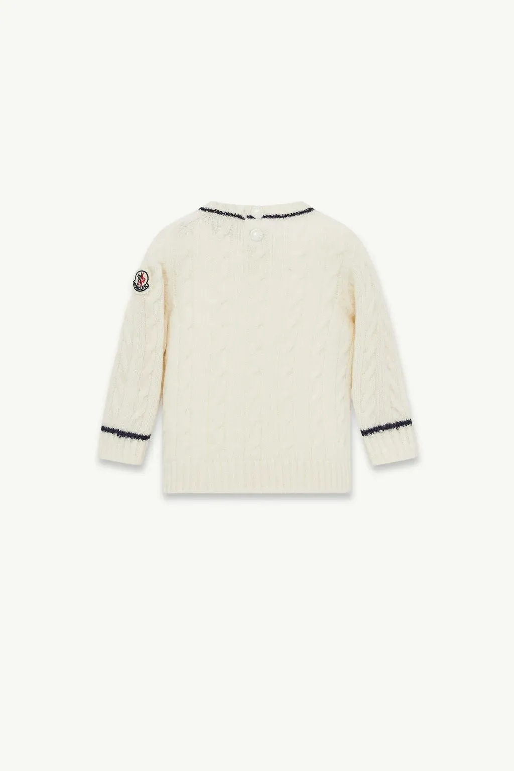 Stripe-Trimmed Wool Jumper