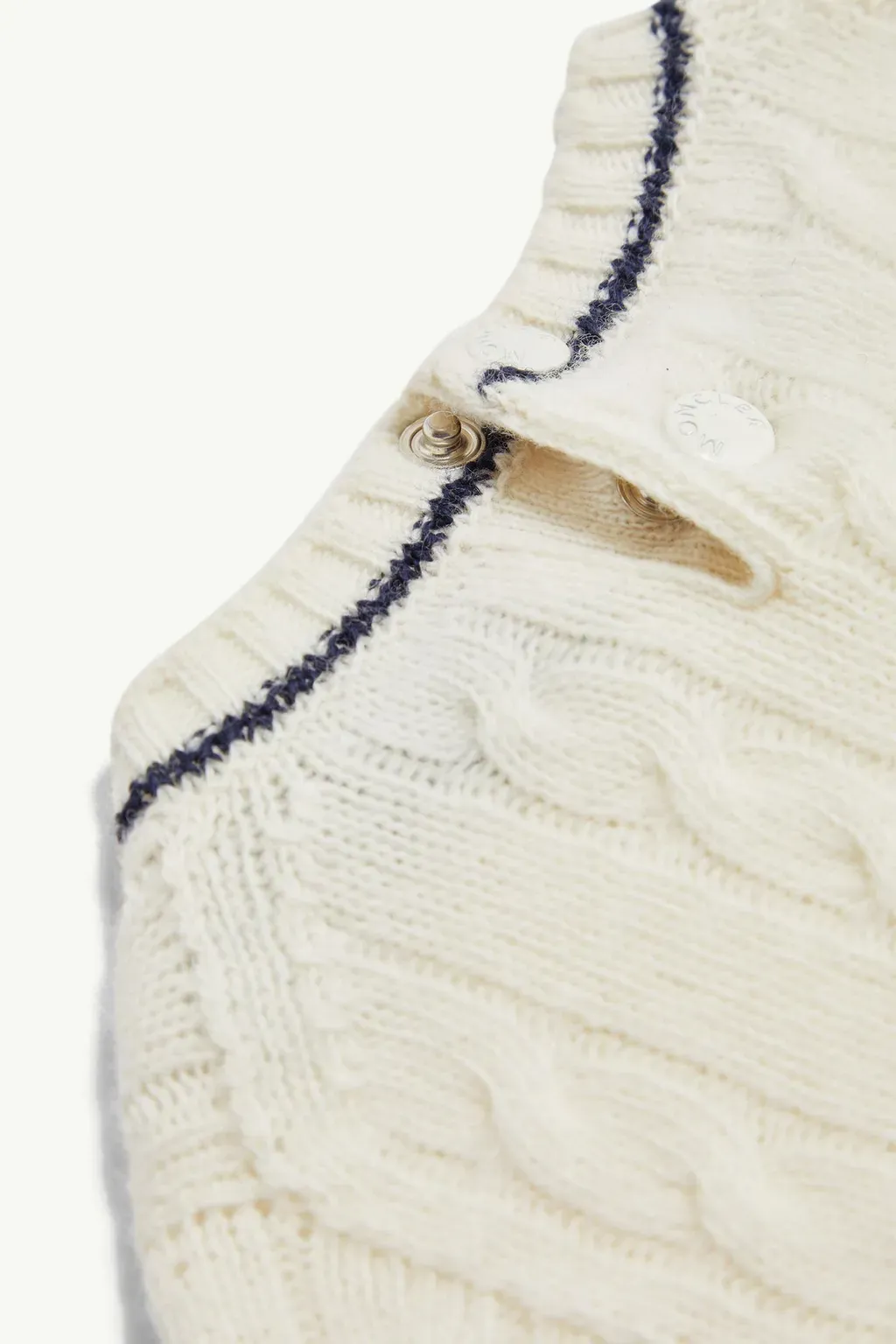 Stripe-Trimmed Wool Jumper