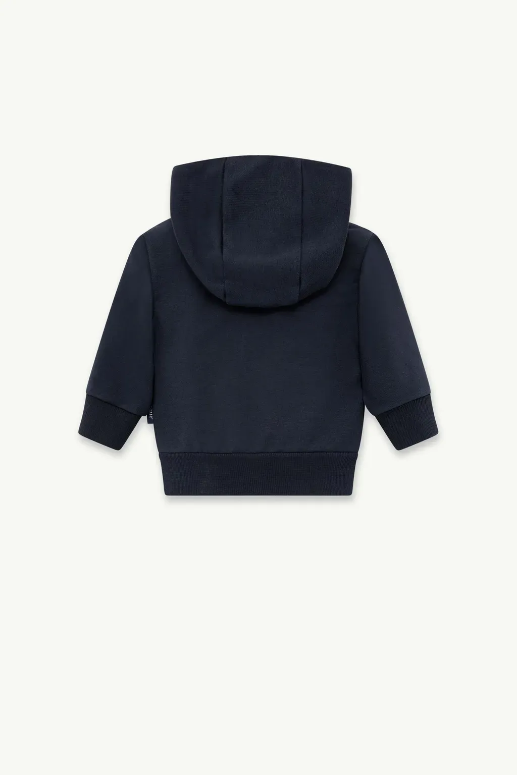 Tricolour Logo Cotton Zip-Up Hoodie
