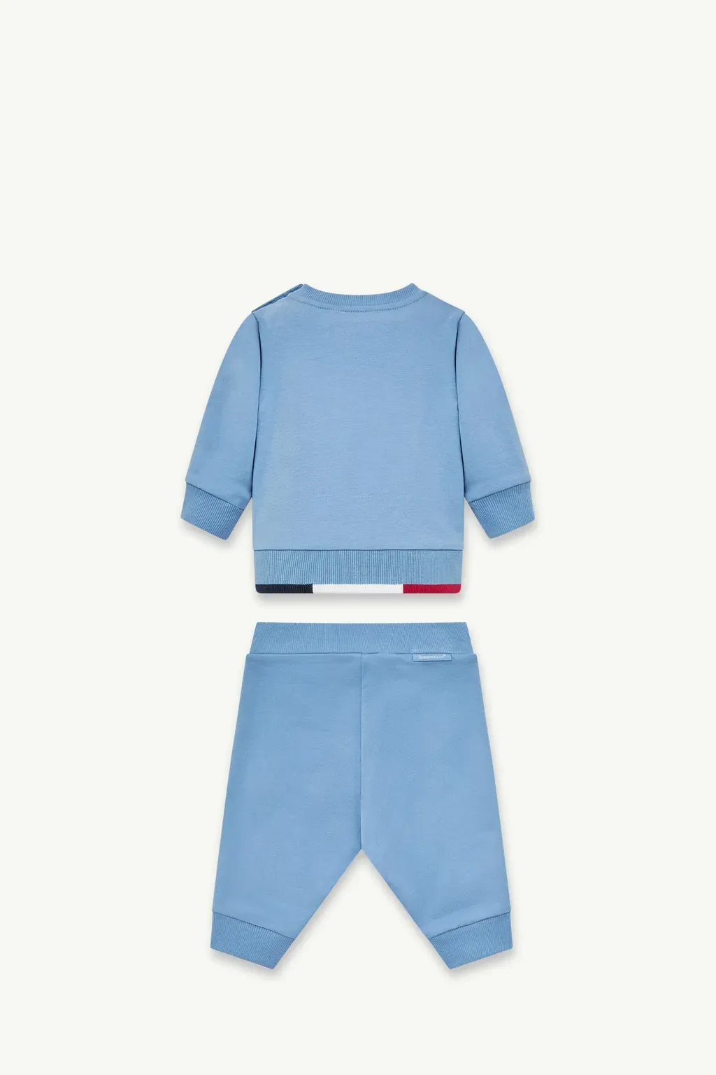 Tricolour-Trimmed Cotton Tracksuit Set