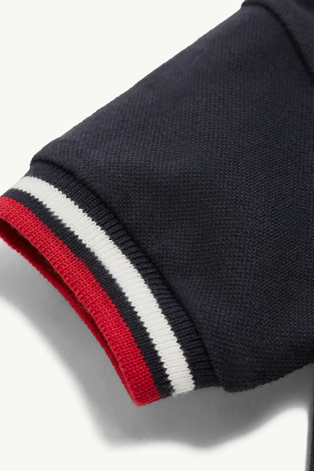 Tricolour-Trimmed Cotton Piquet Polo Shirt