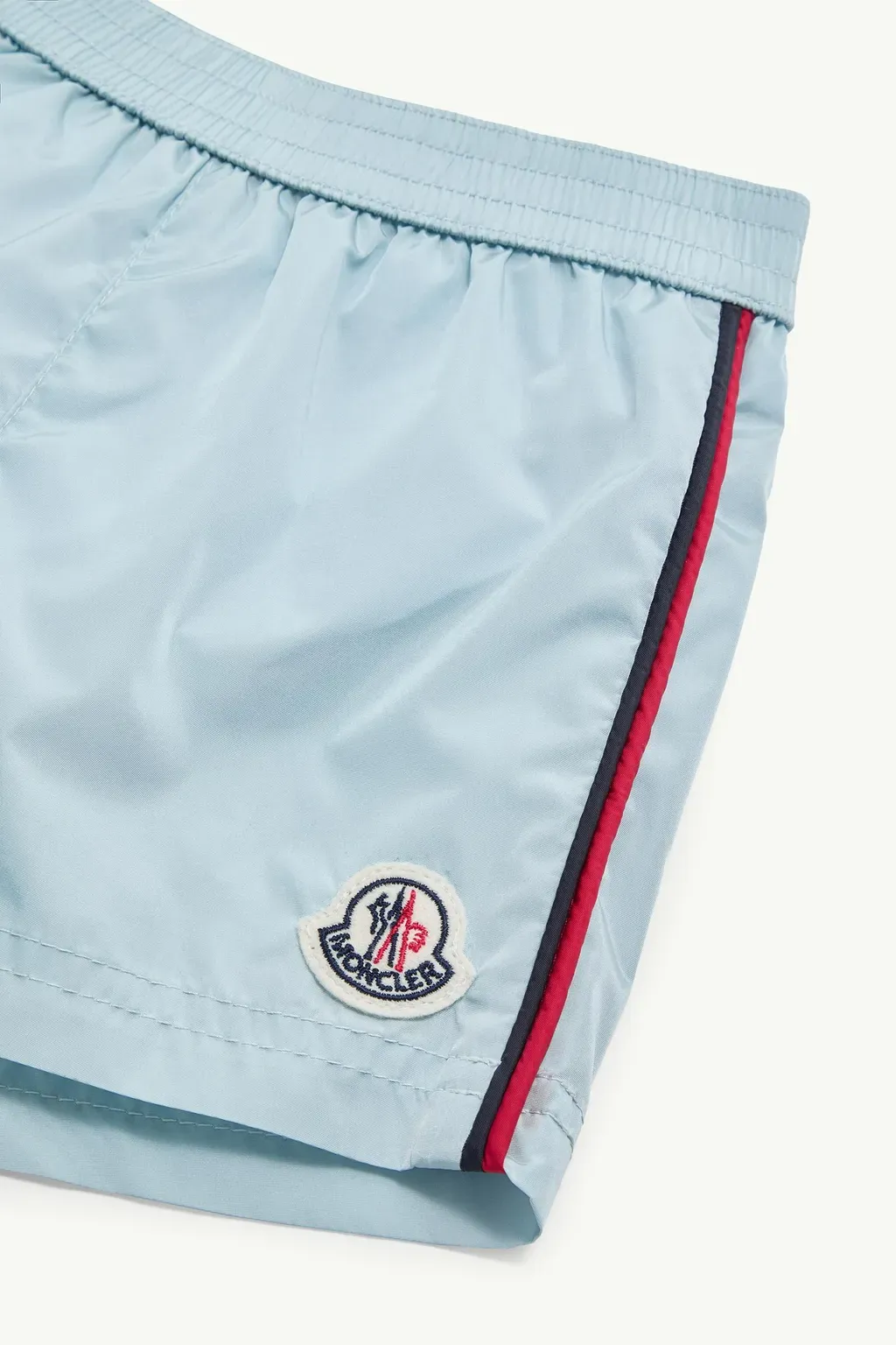 Tricolour-Trimmed Swim Shorts