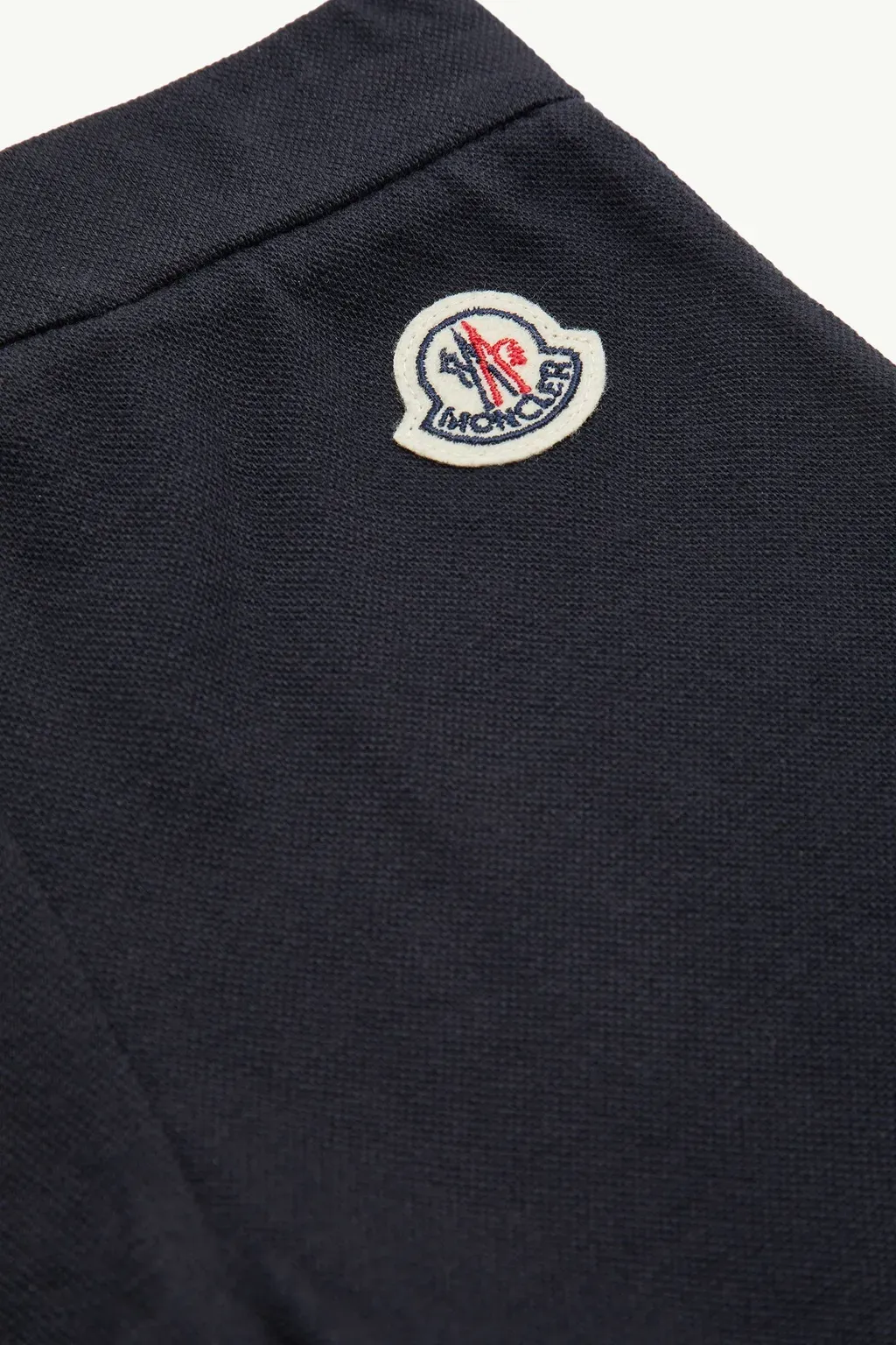 Tricolour-Trimmed Cotton Piquet Set