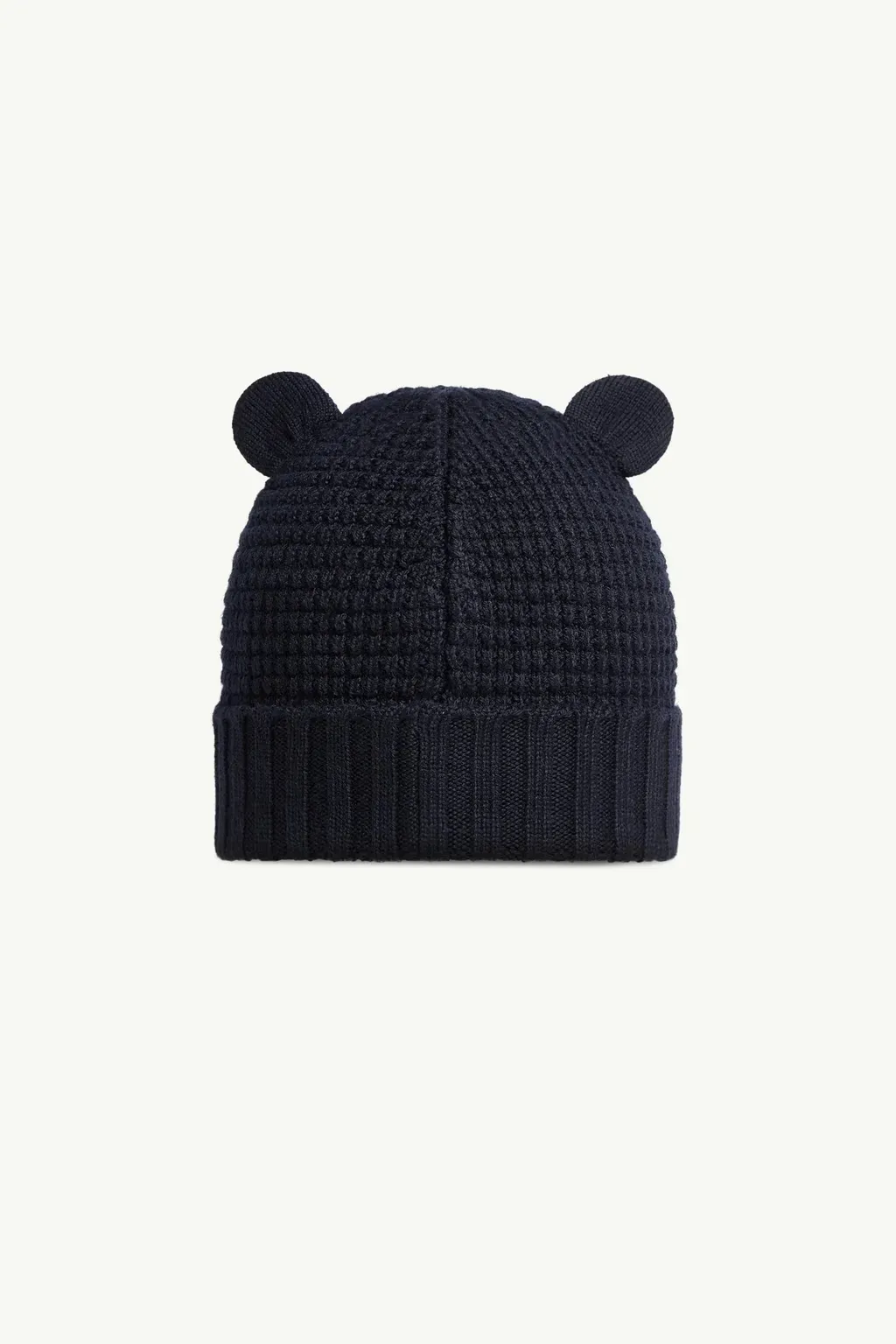 Wool Beanie With Teddy Bear Ears