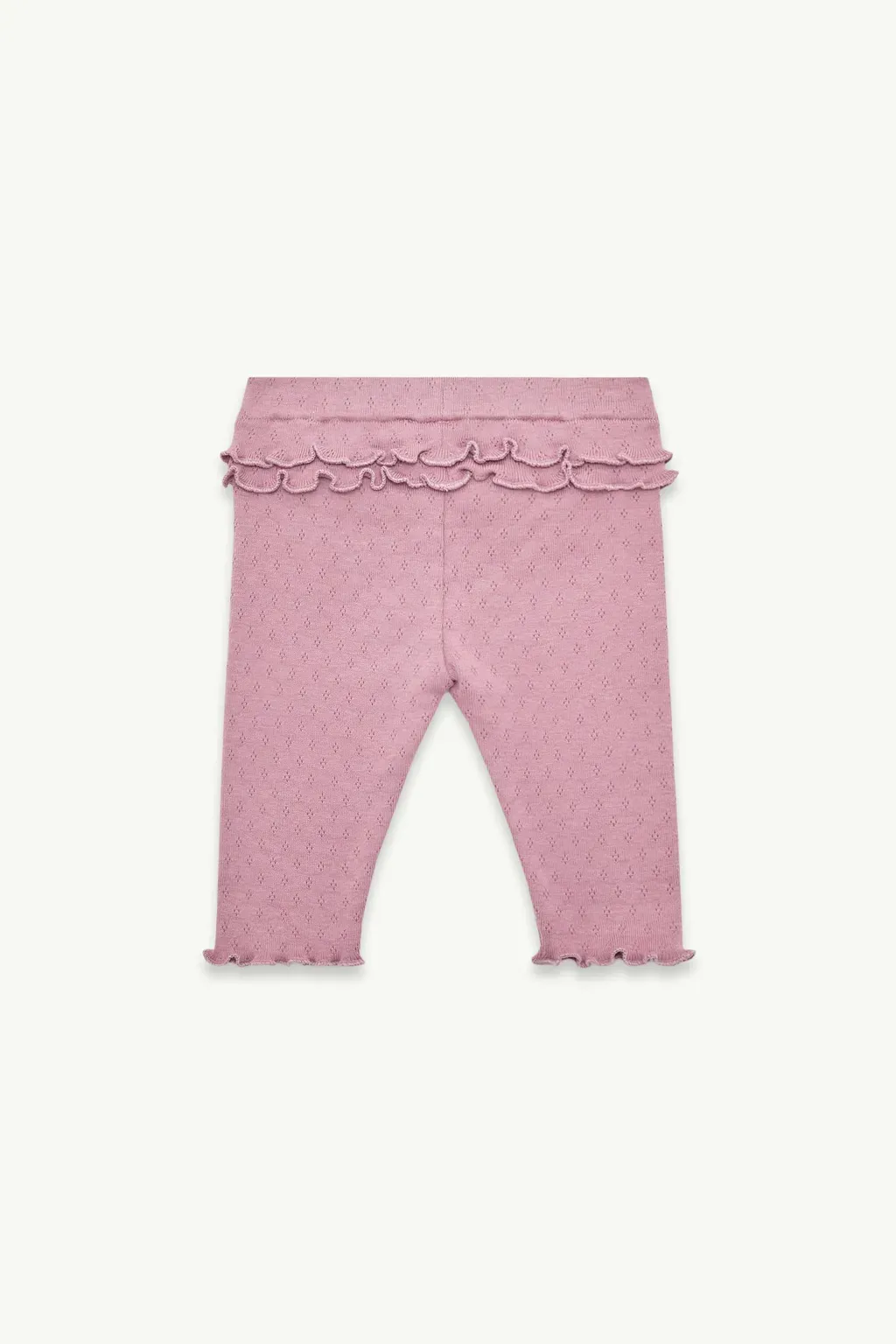 Ruffle-Trim Cotton Leggings