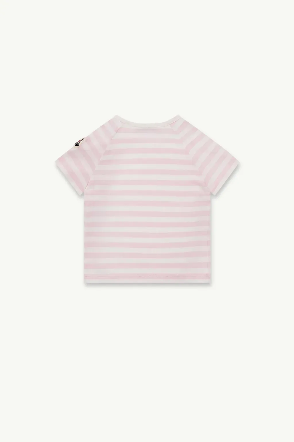 Striped Logo Cotton Blend T-Shirt