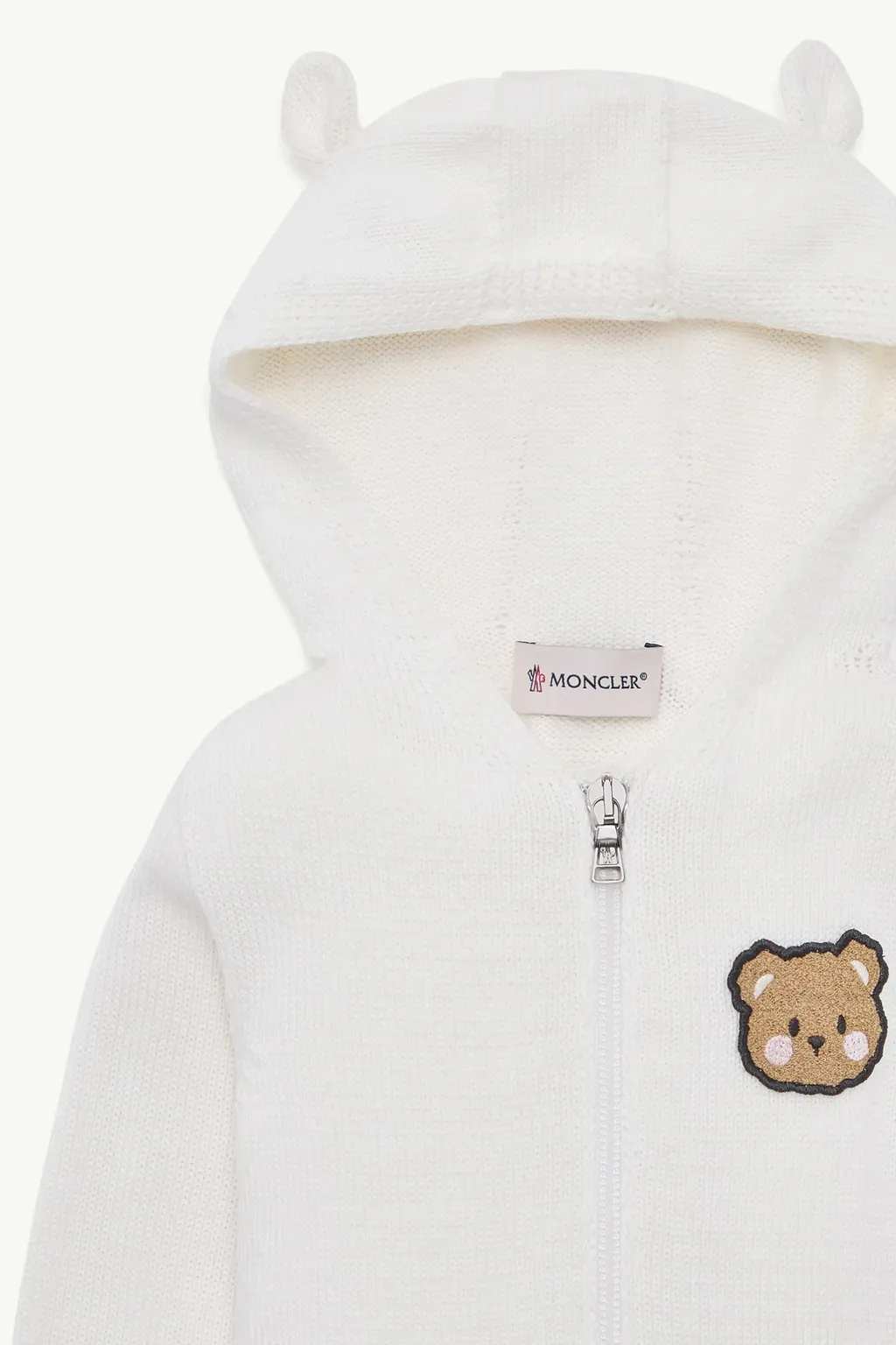 Teddy Bear Cotton Zip-Up Hoodie