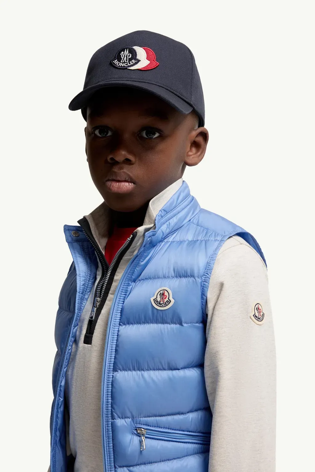 Tricolour Logo Cotton Baseball Cap