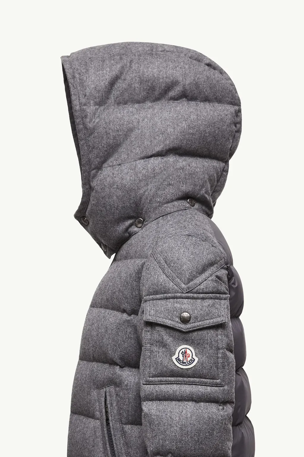 Montgenevre Hooded Wool Down Jacket