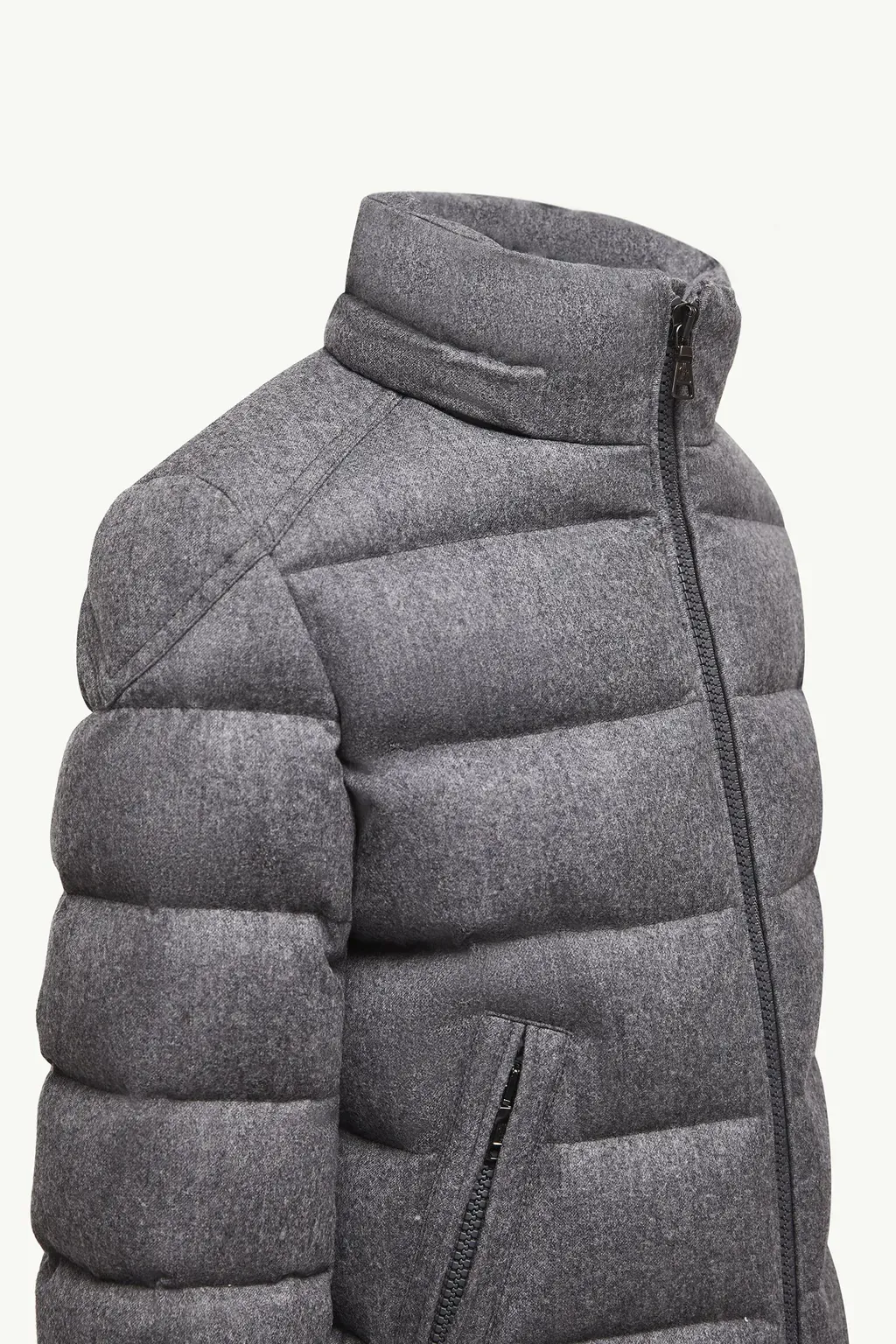 Montgenevre Hooded Wool Down Jacket