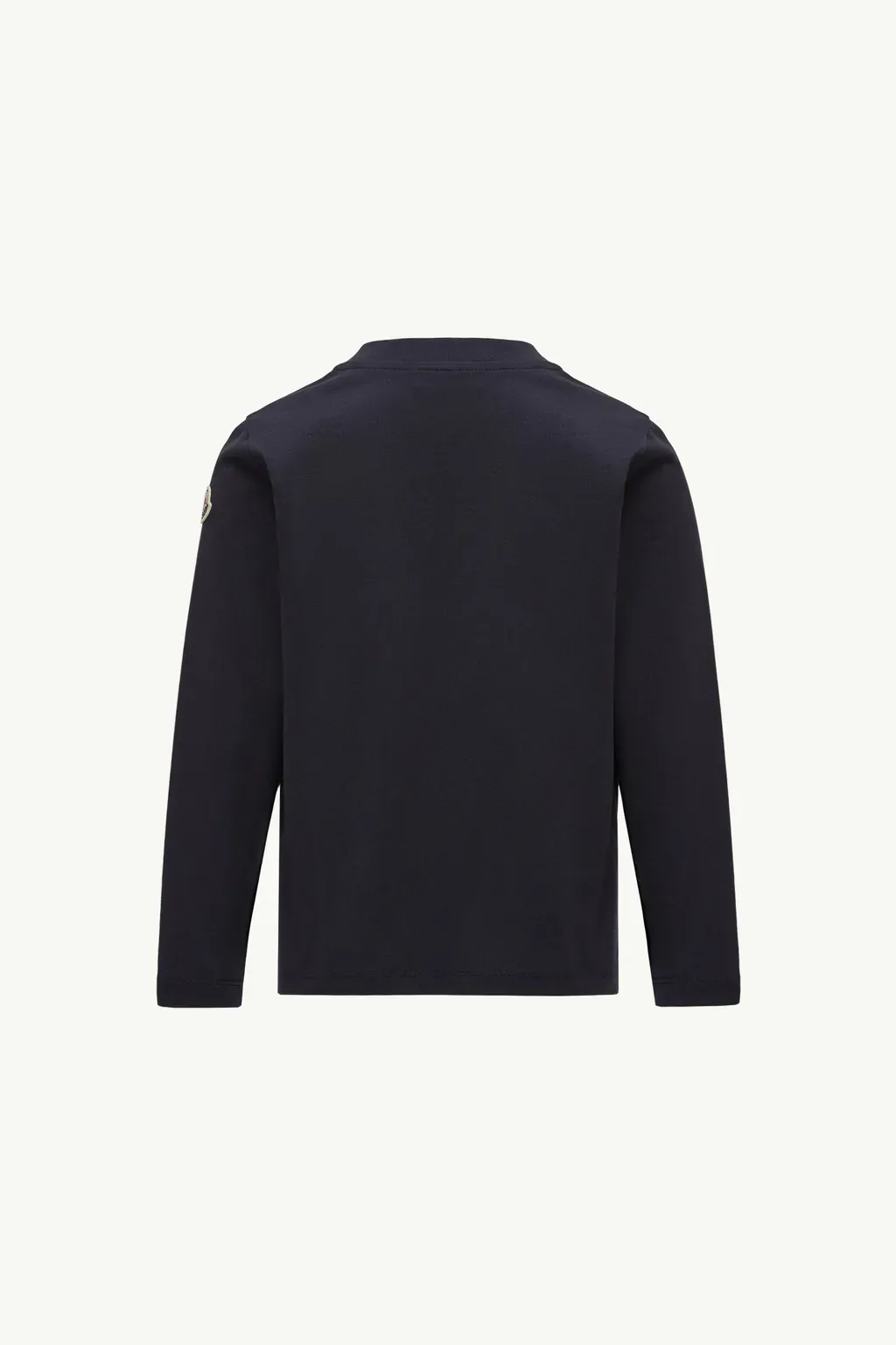 Logo Long Sleeve Cotton T-Shirt With Pocket