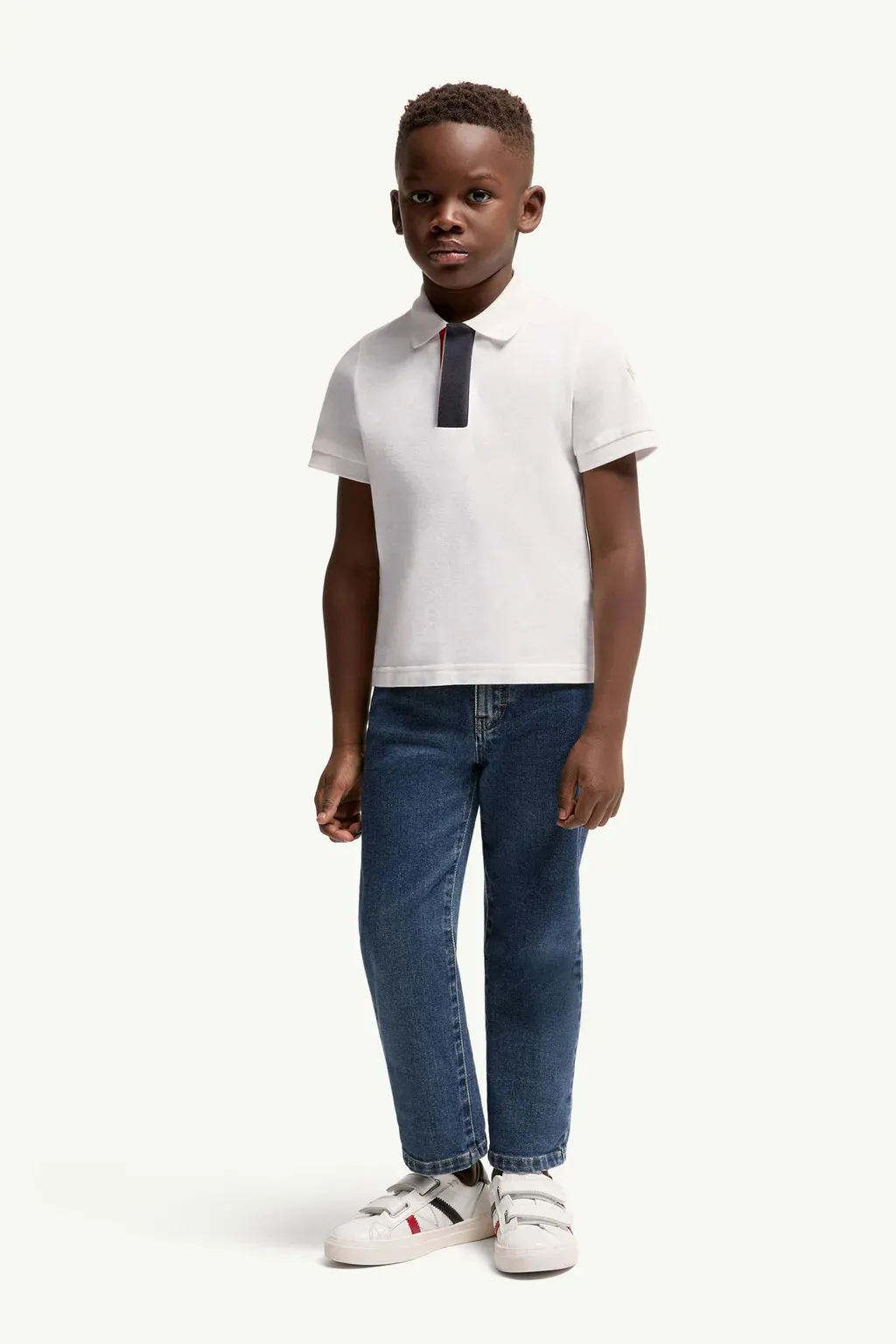 Tricolour-Trimmed Cotton Piquet Polo Shirt