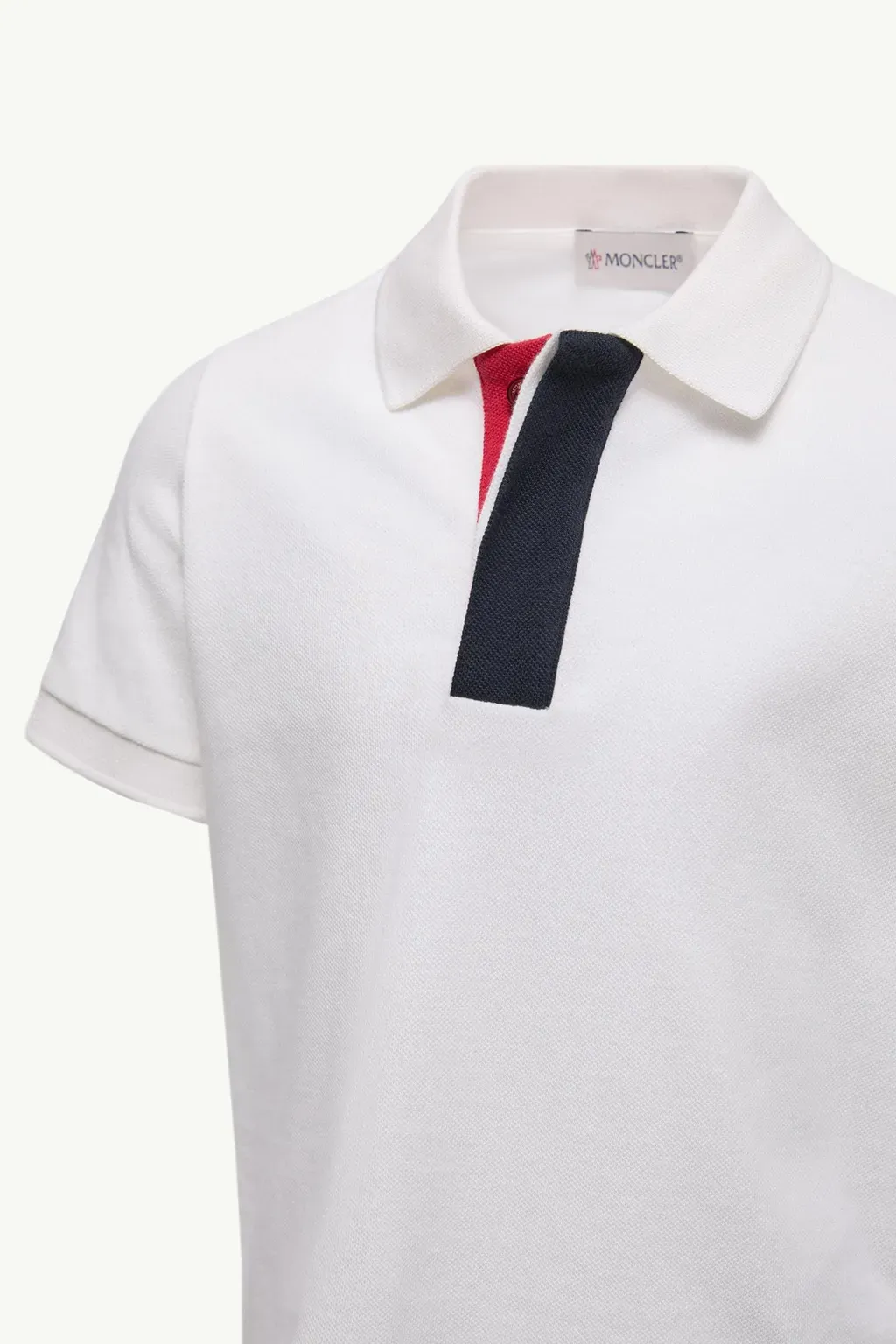 Tricolour-Trimmed Cotton Piquet Polo Shirt