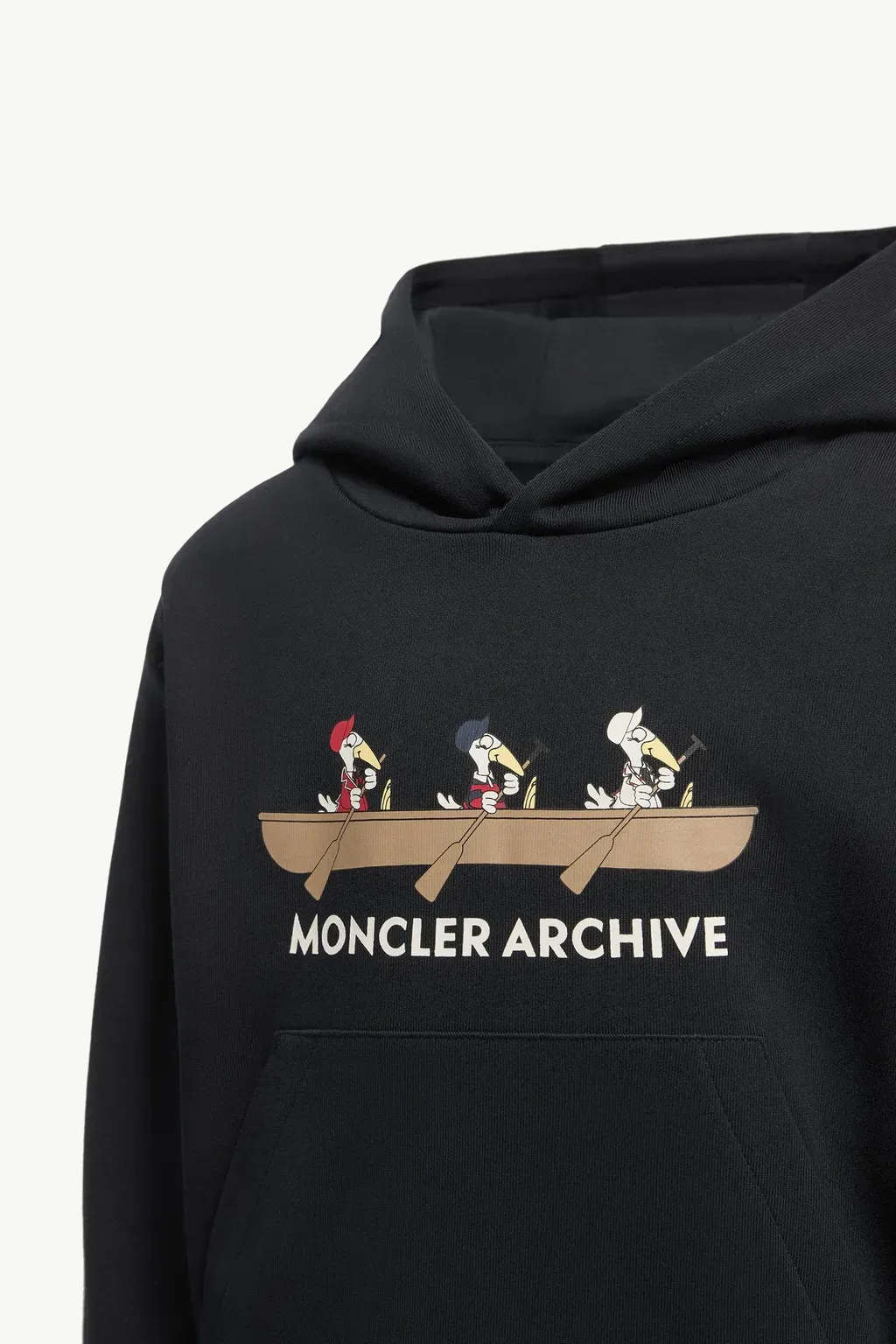 Embroidered Monduck Cotton Hoodie