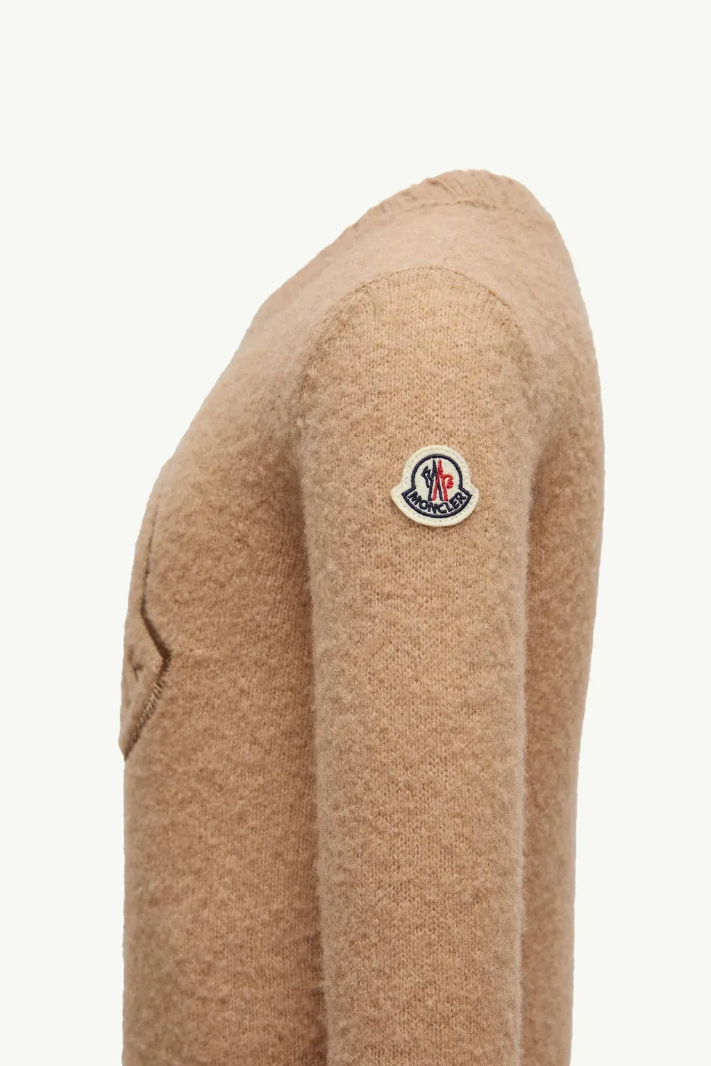 Embroidered Logo Wool Blend Jumper