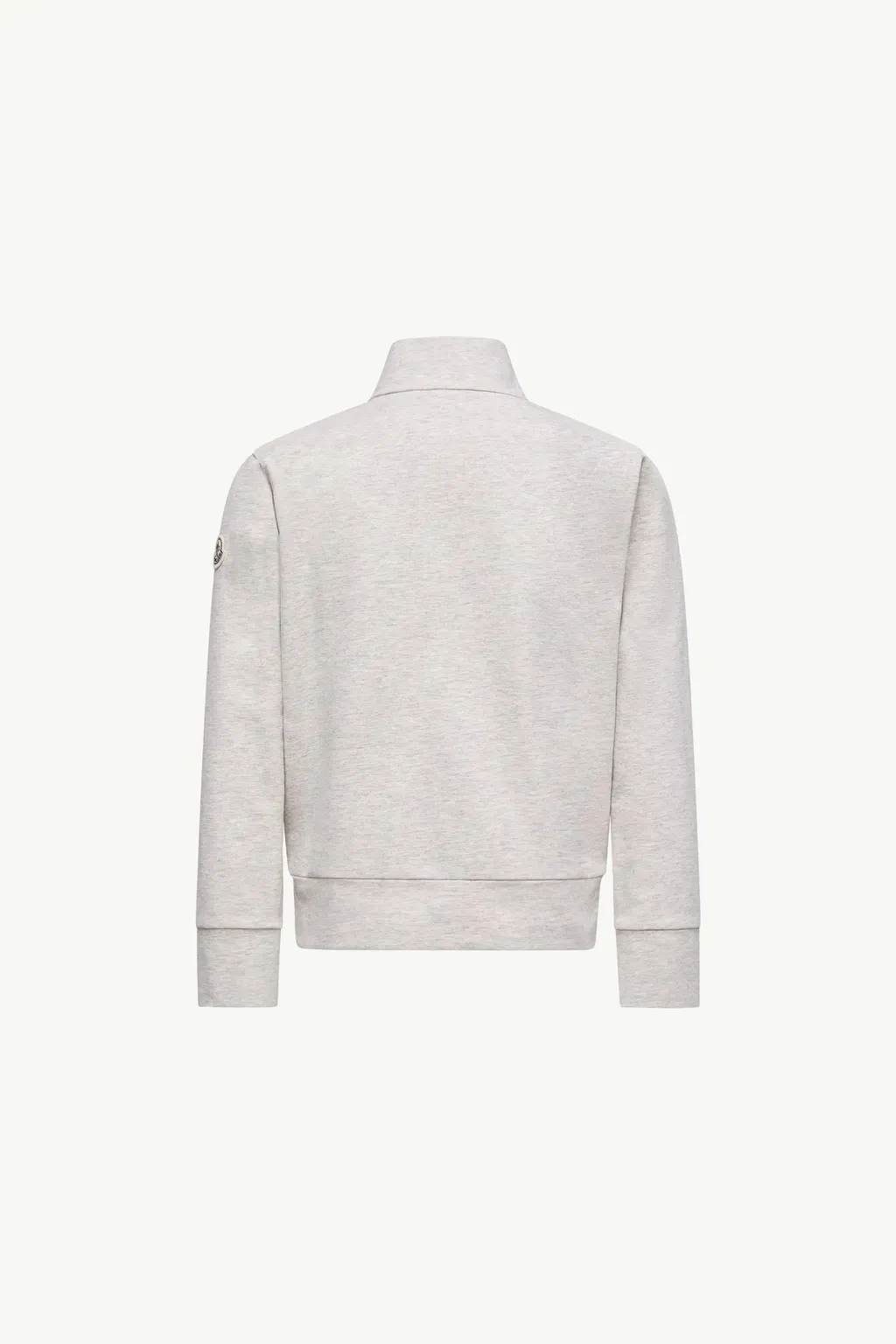 Logo Crest Stretch Cotton Polo Neck